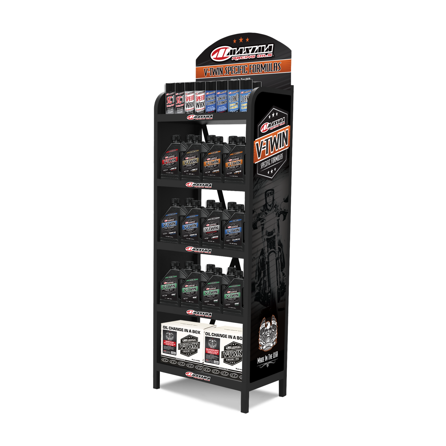 MAXIMA V-TWIN FLOOR DISPLAY LARGE